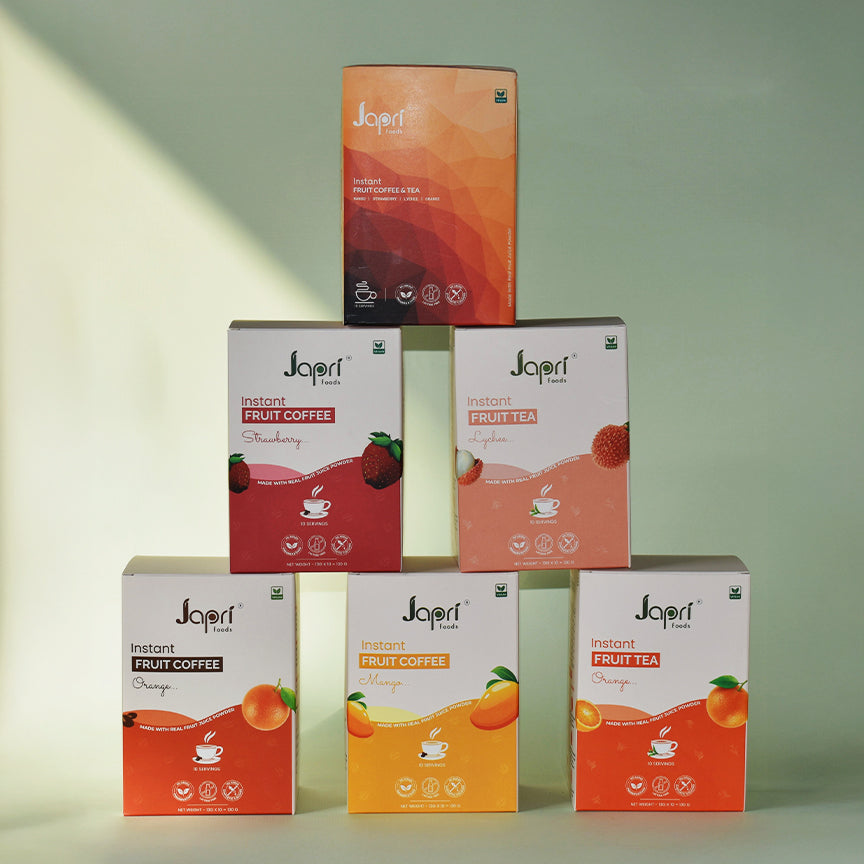 Japri Foods Vegan Fruit Tea & Coffee Premixes