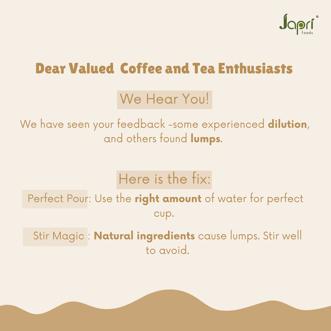 Japri Instant Coconut Milk No Added Sugar Masala Tea Premix - 100g (10g X 10) | Vegan Friendly & Lactose Free