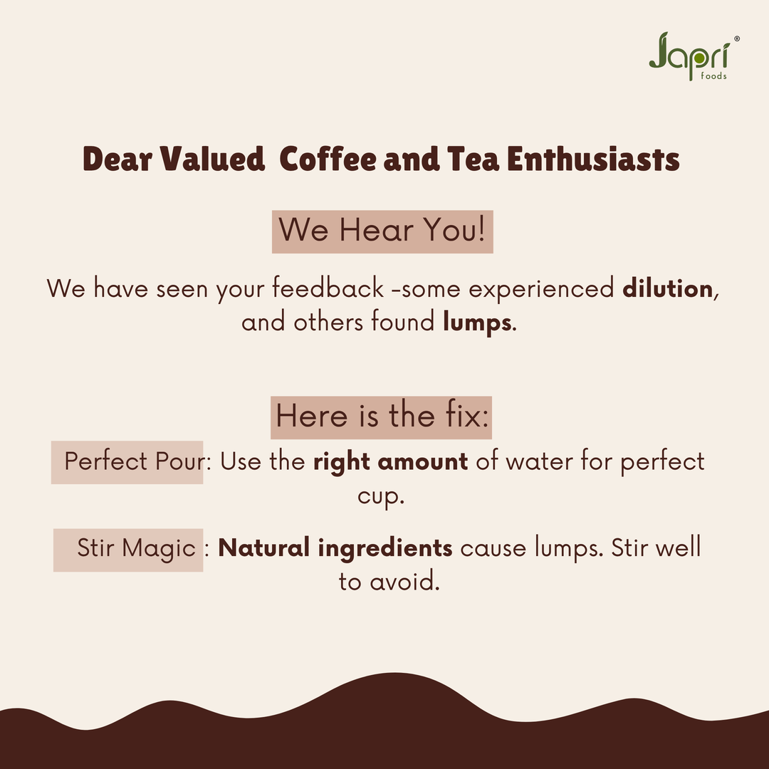 Japri Instant Coconut Milk Coffee Premix - 140g (14g X 10) | Vegan Friendly & Lactose Free