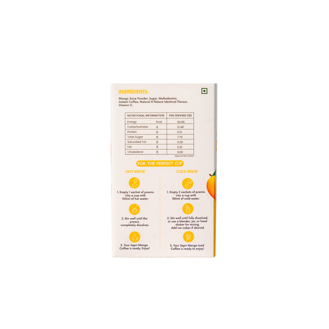 Japri Instant Mango Coffee – 130g (13g X 10)