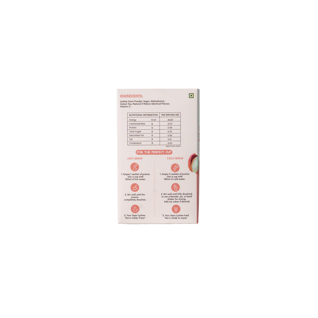 Japri Instant Lychee Tea – 130g (13g X 10)