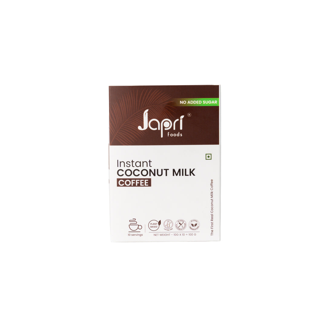 Japri Instant Coconut Milk No Added Sugar Coffee Premix  (100g – 10gX10)