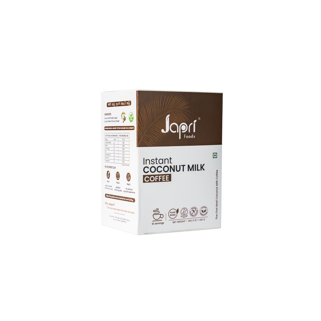 Japri Instant Coconut Milk Coffee Premix - 140g (14g X 10)
